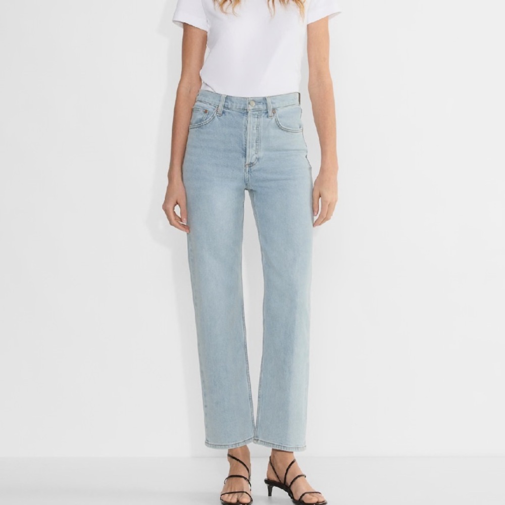 Artizia Denim Forum Arlo Hi-Rise Straight Jeans light wash size 29 women’s